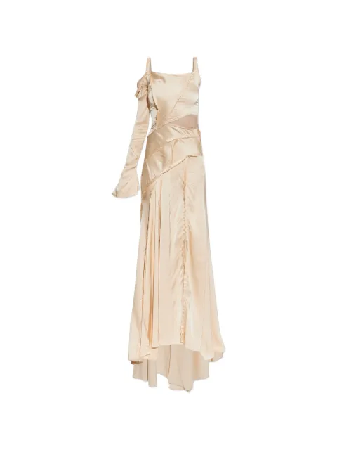Blumarine satin dress Neutrals P644A407A