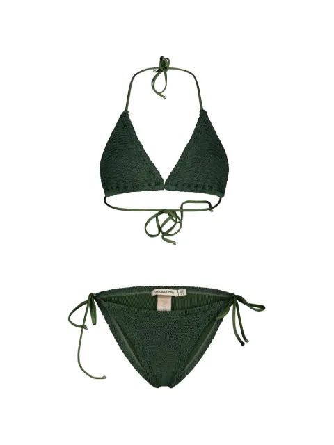 PARAMIDONNA Ema triangle bikini Green SS26EMA