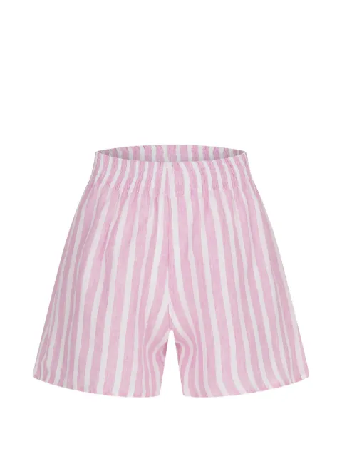 PARAMIDONNA Cora striped shorts Pink SS26CSPW