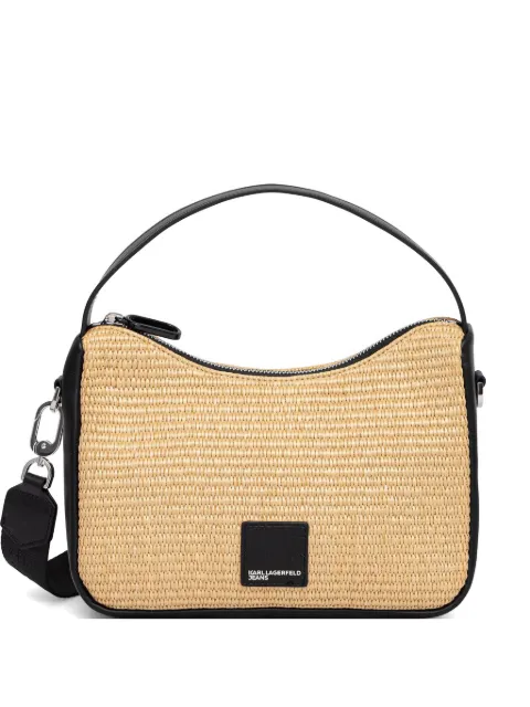 Karl Lagerfeld Jeans woven satchel bag Neutrals B2W30115