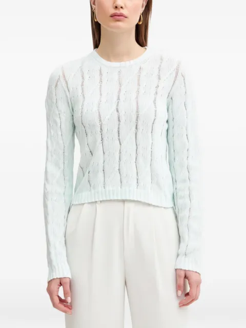 TWINSET brooch-detailed knitwear Blue 261TP3491