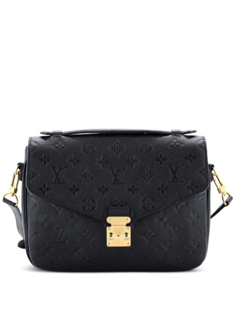 Louis Vuitton Pre-Owned Pochette Metis Monogram Empreinte Leather crossbody bag Black Q01EY9ZWDF2X39JT