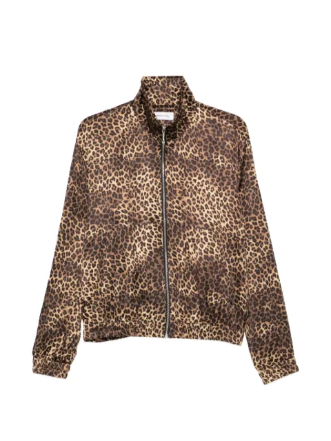 Ernest W. Baker animal-print zip-fastening jacket Neutrals JA88SR01