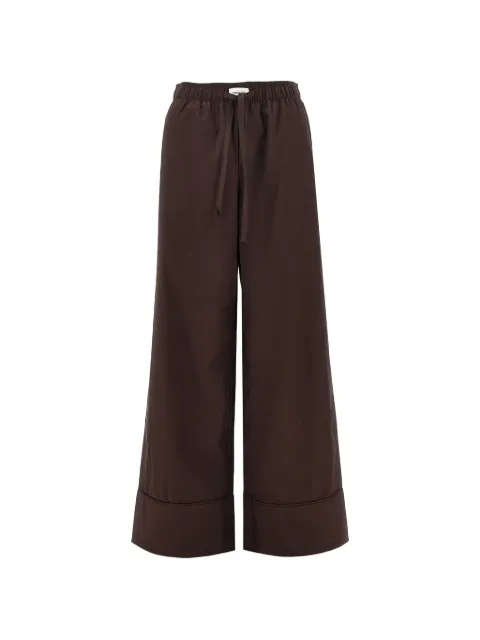 ENTIRE STUDIOS drawstring palazzo trousers Brown ESSS26PA090126235