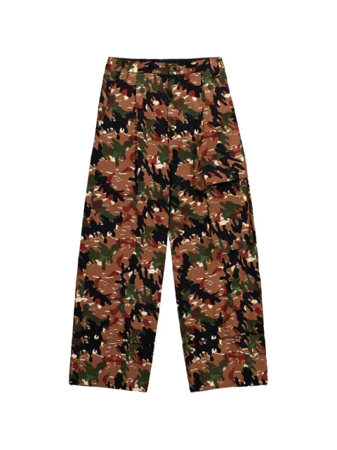 Walter Van Beirendonck Major camouflage pocket trousers Brown 2006