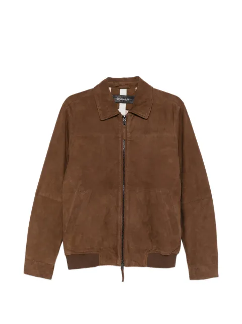 BULLY zip-up suede jacket Brown 5658
