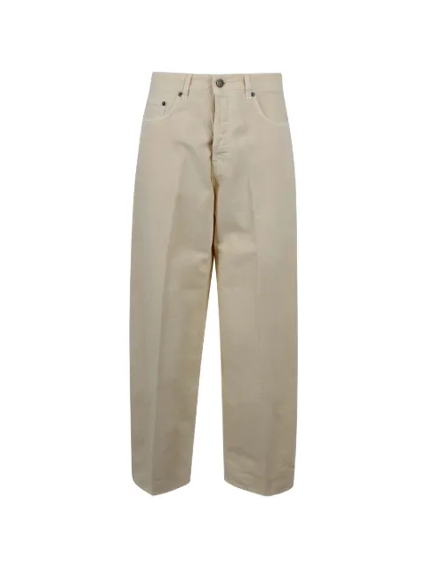 Haikure pleated trousers Neutrals HEW03296GF146XT