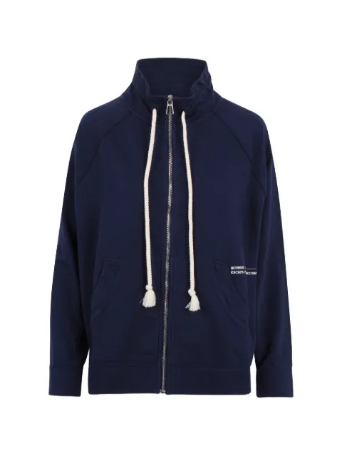 Noumeno Concetp zip sweatshirt Blue NF23816198