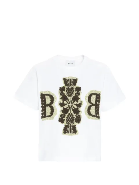 Barrie Barrie-logo cotton T-shirt White C104721