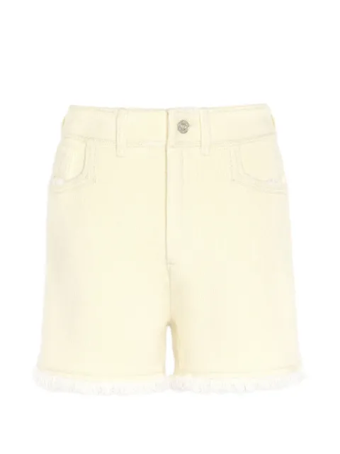 Barrie fringed denim shorts Yellow C85606