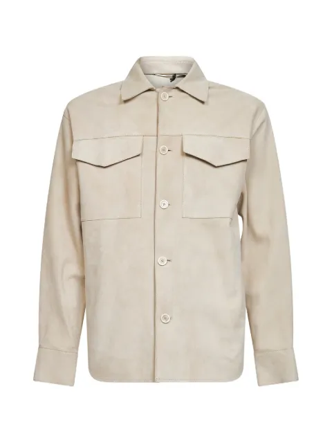 Lardini buttoned chest-pockets shirt Neutrals PADANGPA66085200