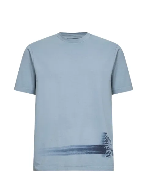 C.P. Company graphic-print logo T-shirt Blue 20CMTS293A005431G809