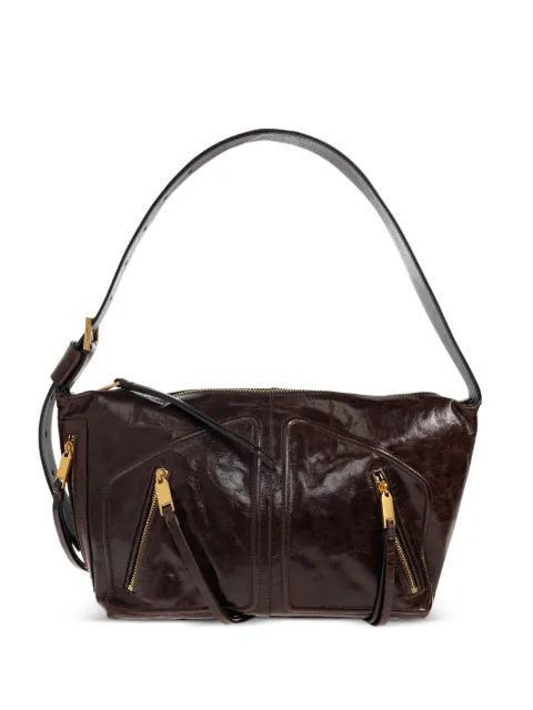 AllSaints Jean Rey leather shoulder bag Brown W131XE