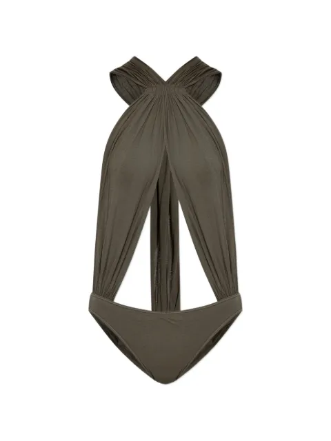 Rick Owens draped-design body Green RO01F6150BH