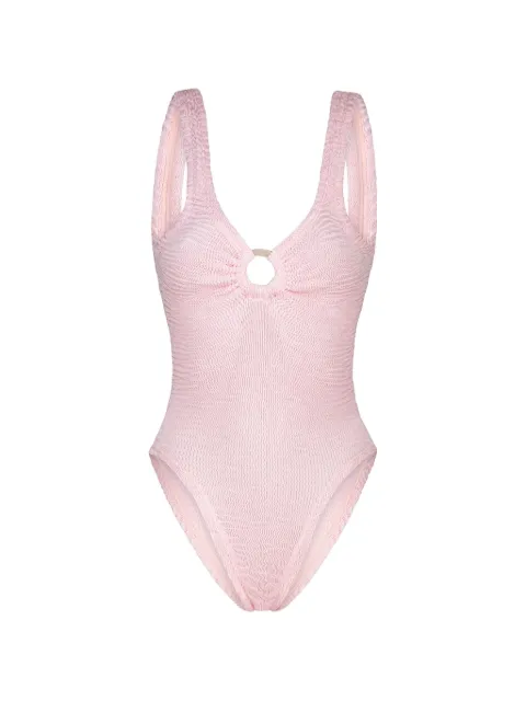 PARAMIDONNA Romana seersucker swimsuit Pink SS26R