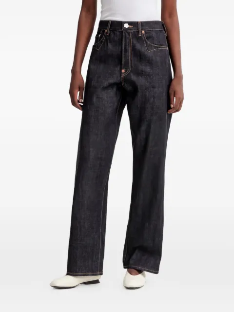 Kenzo low-waist denim boyfriend jeans Blue FG52DP2366Q0