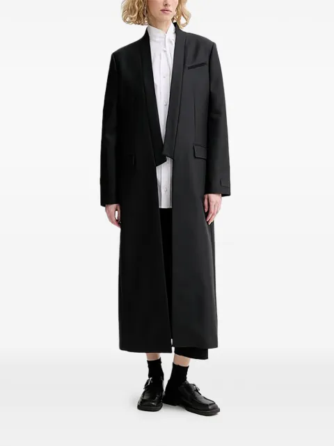 Kenzo notched-lapel coat Black FG52MA2459FA