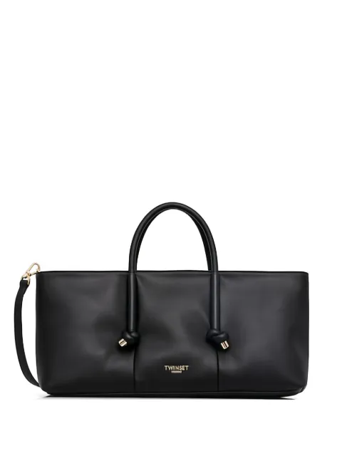 TWINSET knot handle cross body bag Black 261TD8021