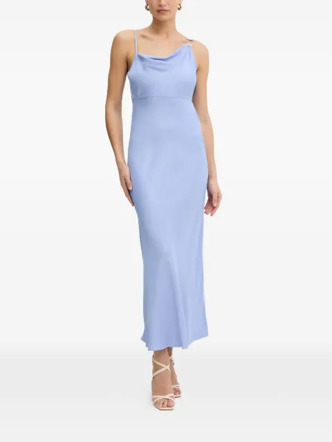 TWINSET draped midi dress Blue 261TP2760