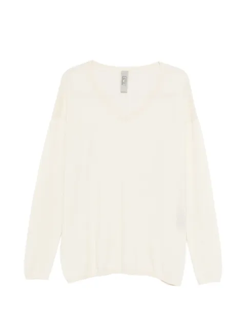 Private 0204 V-neck sweater Neutrals A142