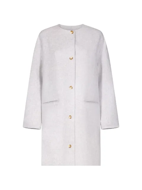 LouLou de Saison Kerry button coat Grey KERRY01