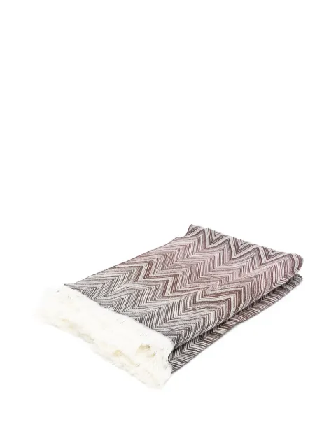 Missoni Home Timmy chevron fringed throw Brown 1T3PL99009