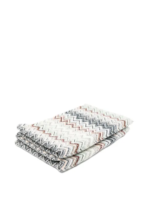 Missoni Home Forest zig-zag fringed throw Neutrals 1D3PL99001