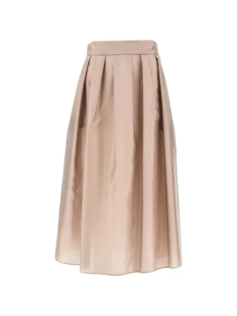 'S Max Mara pleated midi skirt Neutrals 2619101013600