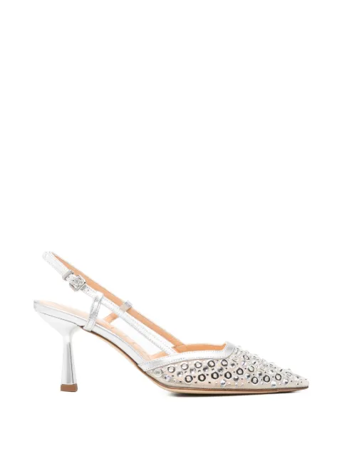 Chantal slingback heeled pumps Silver H3047