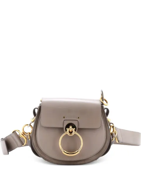 Chloé Pre-Owned Tess Bag Leather Small shoulder bag Neutrals NRR0Z0HNDSRERK0X