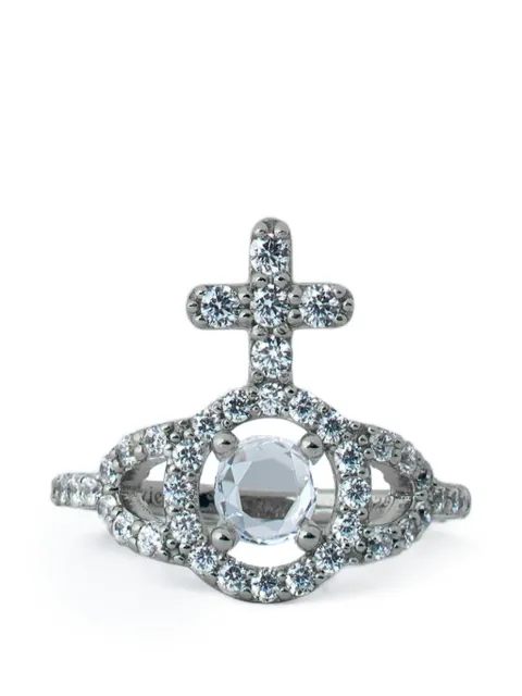 Vivienne Westwood Olympia ring Silver 6402001K01P102