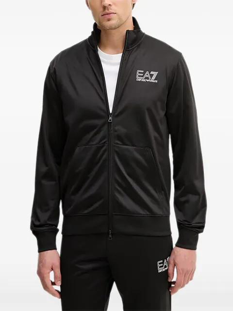 Ea7 Emporio Armani logo zip sweatshirt Black 7M001320AF12449