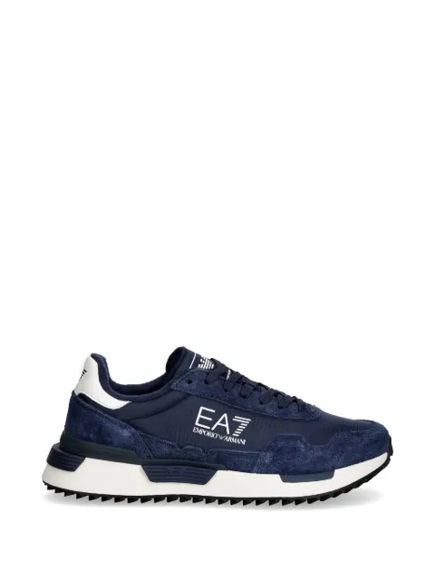 Ea7 Emporio Armani logo-print sneakers Blue 7X000380AF19175