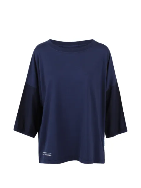 Noumeno Concetp colour-block T-shirt Blue NT9016198