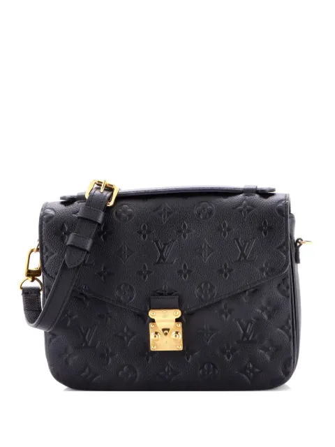 Louis Vuitton Pre-Owned Pochette Metis Monogram Empreinte Leather crossbody bag Black KOMENK55GP6QMKK0