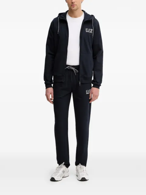 Ea7 Emporio Armani logo-detail hoodie tracksuit Blue 7M001319AF13512
