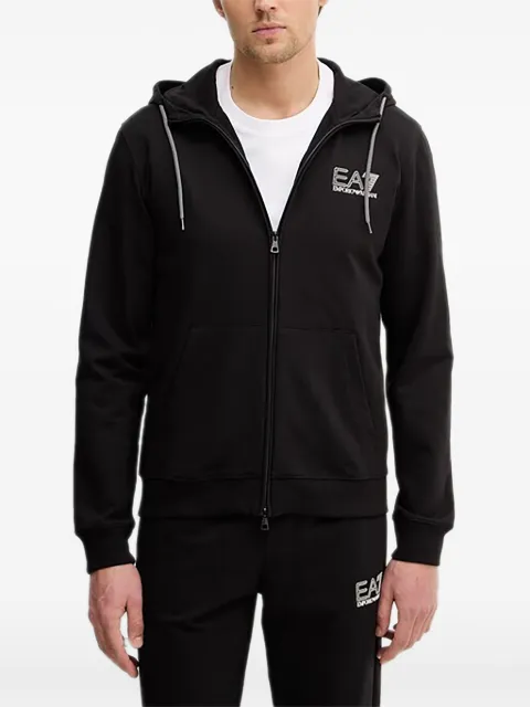 Ea7 Emporio Armani zip hooded tracksuit Black 7M001319AF13512