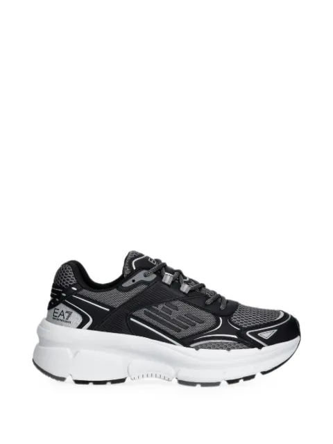 Ea7 Emporio Armani logo-print mesh sneakers Black 7X000663AF23619