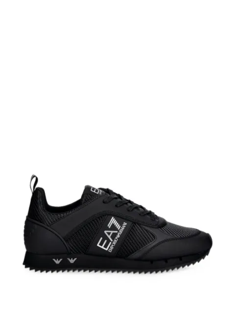 Ea7 Emporio Armani logo-print panelled sneakers Black 7X000337AF18613