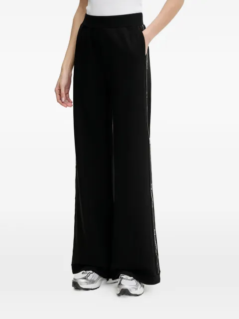 Ea7 Emporio Armani logo-stripe track pants Black 7W000961AF12501