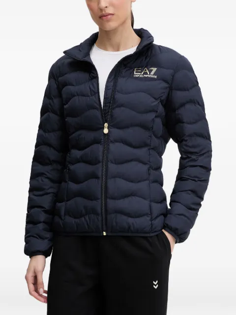 Ea7 Emporio Armani padded zip-up jacket Blue TNF8Z8NTB21