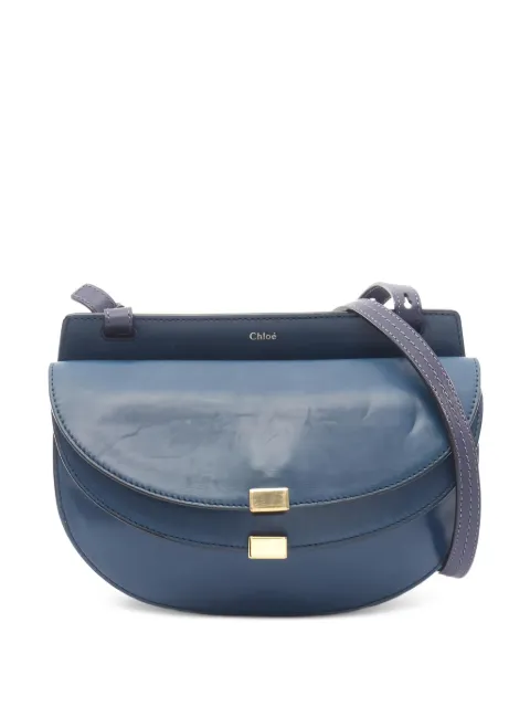 Chloé Pre-Owned 2000s Georgia shoulder bag Blue 1053045