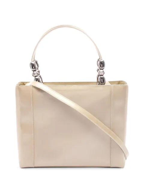 Christian Dior Pre-Owned 2000s Maris Pearl leather handbag Neutrals 1048876