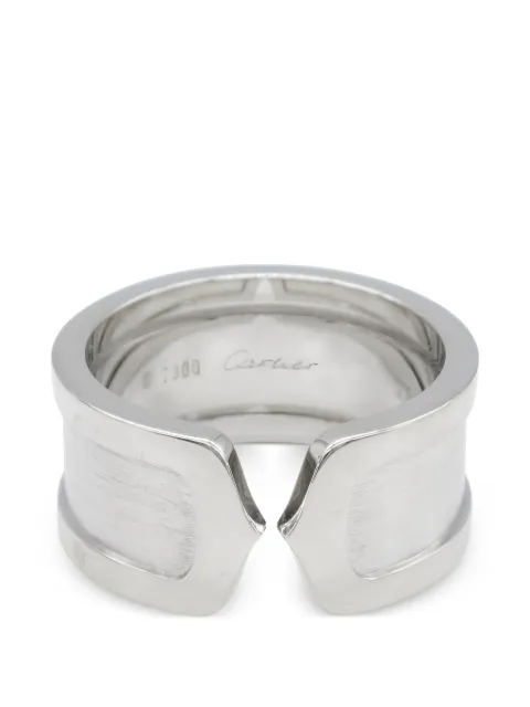 Cartier 2010s C2 ring Silver 1052426