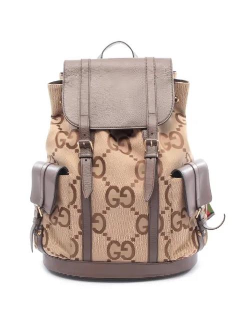 Gucci Pre-Owned 2000s Jumbo GG canvas backpack Neutrals 1053030