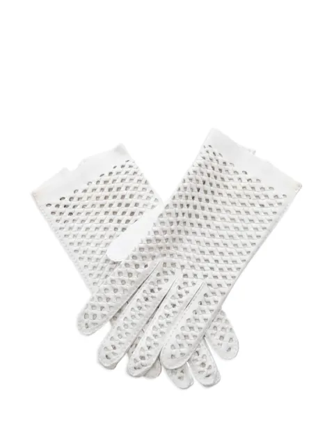 Hermès Pre-Owned 2000s lambskin gloves White 1047268