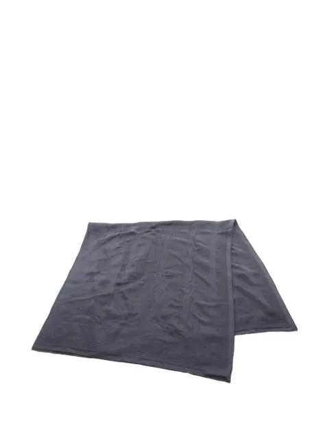 Hermès Pre-Owned 2000's Coaching stall beads scarf Blue 1047292