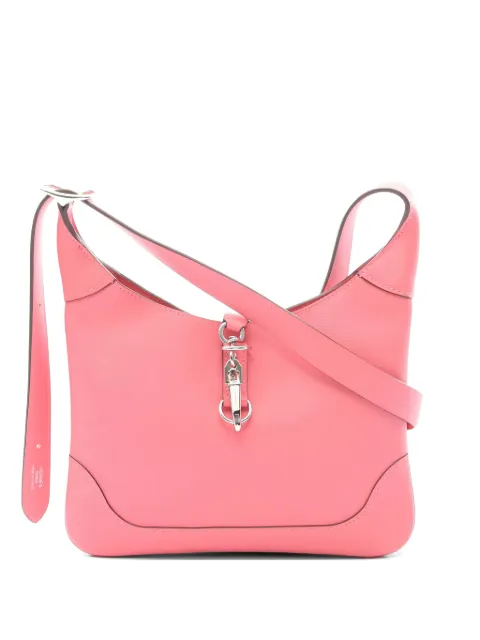 Hermès Pre-Owned 2020 24 Trim Duo leather shoulder bag Pink 1052595Y