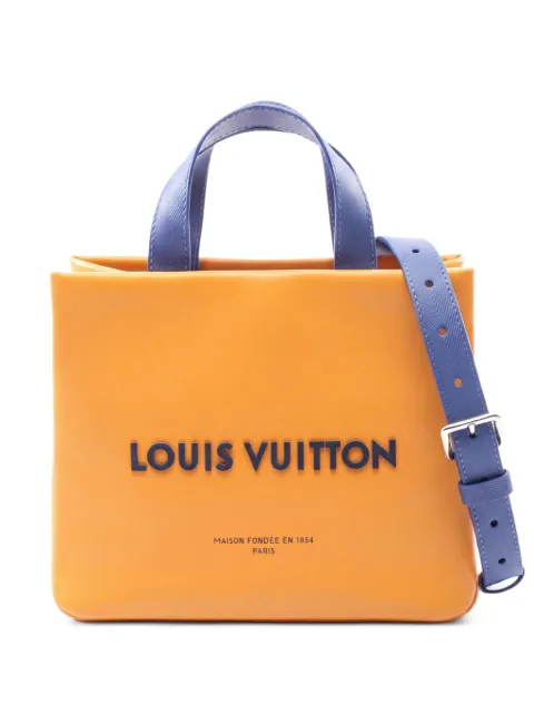 Louis Vuitton Pre-Owned 2021 mini Shopper two-way handbag Yellow 1052925