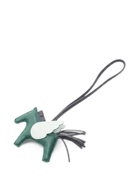 Hermès Pre-Owned 2024 PM Rodeo Pegasus bag charm Green 1051085W